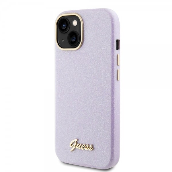 iPhone 15 Skal Full Glitter Wrapped Lilac