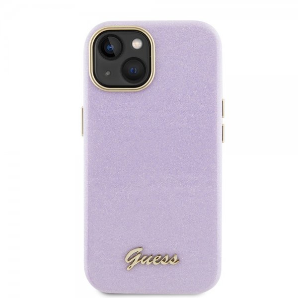 iPhone 15 Skal Full Glitter Wrapped Lilac