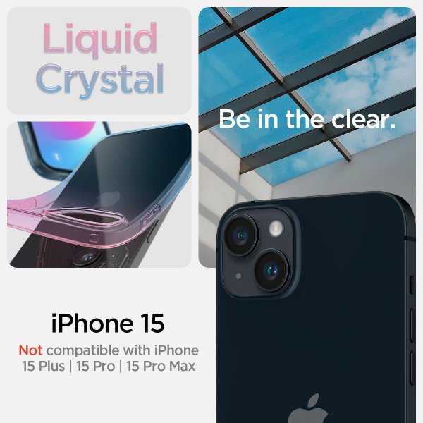 iPhone 15 Skal Liquid Crystal Gradation