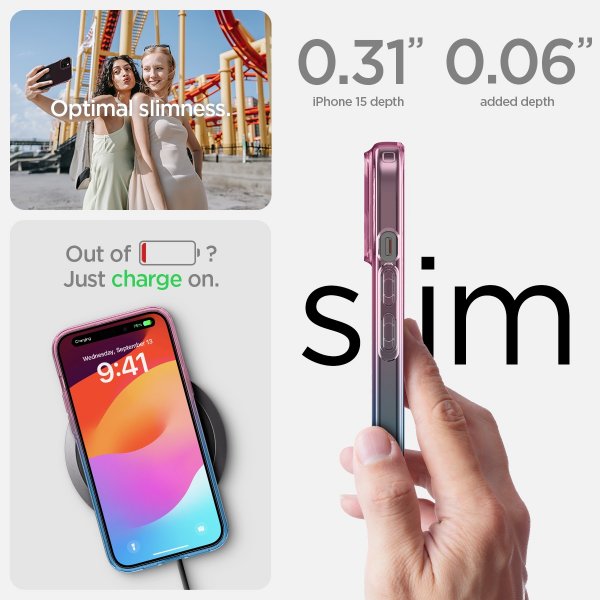 iPhone 15 Skal Liquid Crystal Gradation