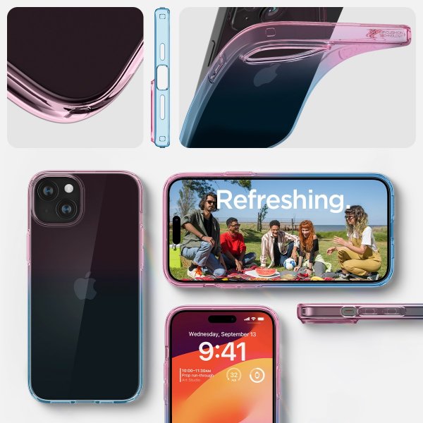 iPhone 15 Skal Liquid Crystal Gradation