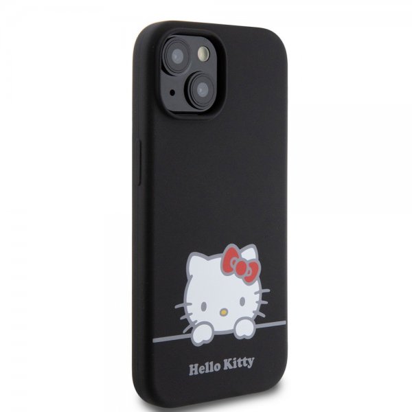 iPhone 15 Skal Liquid Silicone Svart