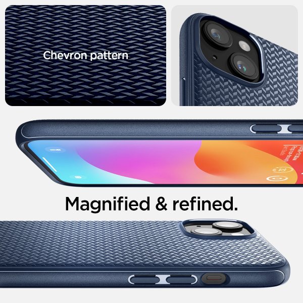 iPhone 15 Skal Mag Armor MagFit Navy Blue