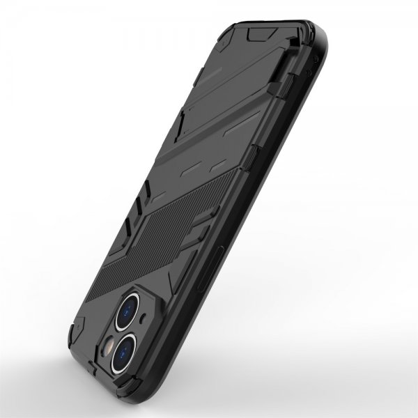 iPhone 15 Skal med Stativ Svart