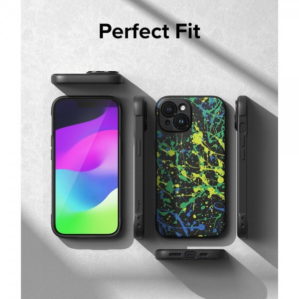 iPhone 15 Skal Onyx Design Action Painting