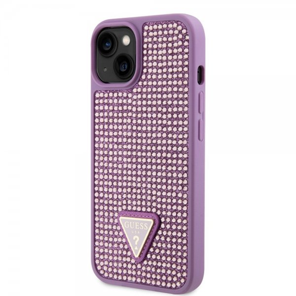 iPhone 15 Skal Rhinestone Lila