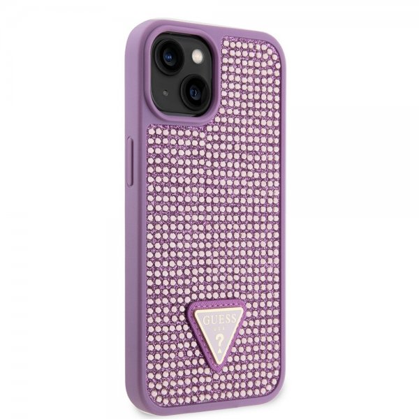 iPhone 15 Skal Rhinestone Lila