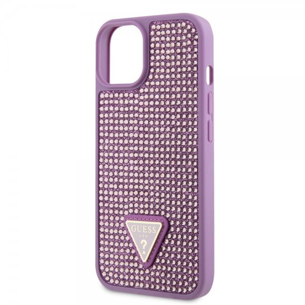 iPhone 15 Skal Rhinestone Lila