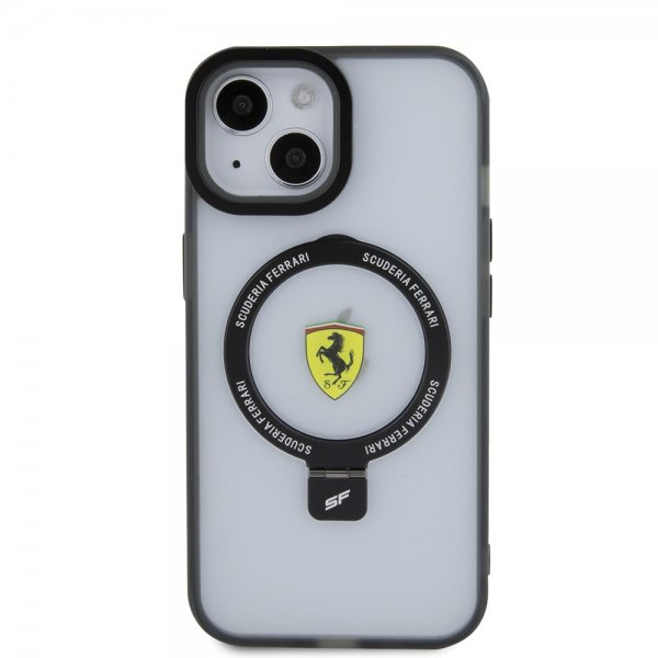 iPhone 15 Skal Ring Stand MagSafe Svart