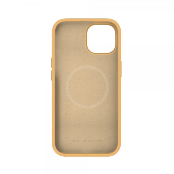 iPhone 13/14/15 Skal Silicone Case MagSafe Apricot