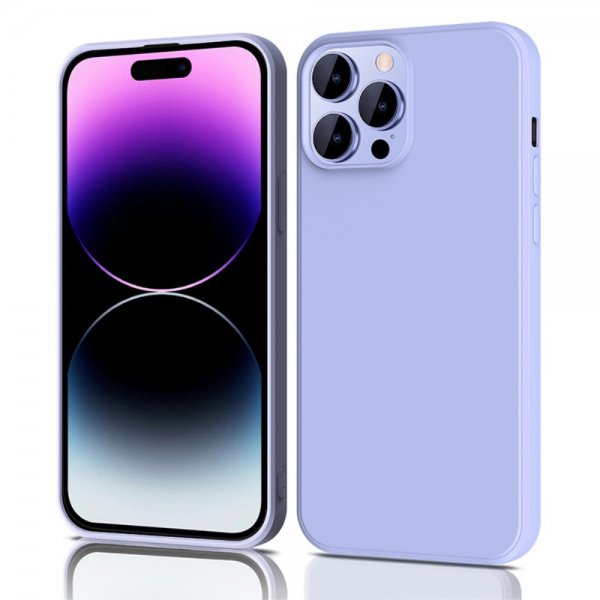 iPhone 15 Skal Silikontextur Röd