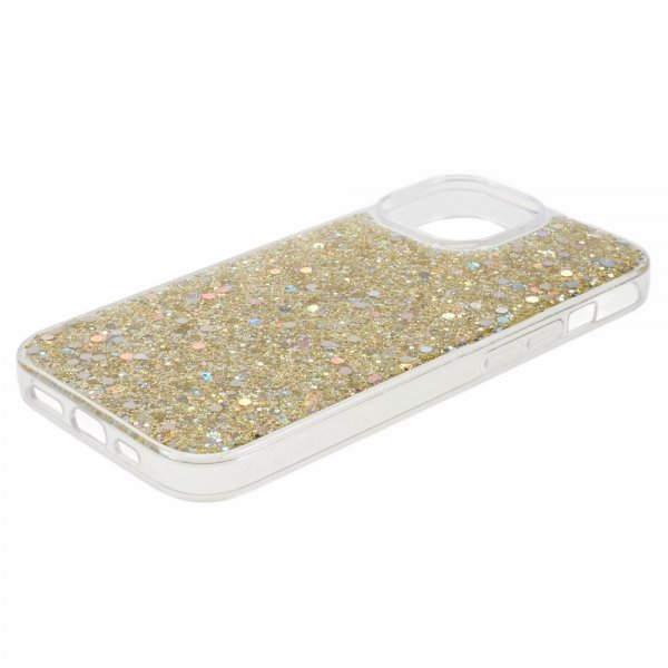 iPhone 15 Skal Sparkle Series Citrine Gold