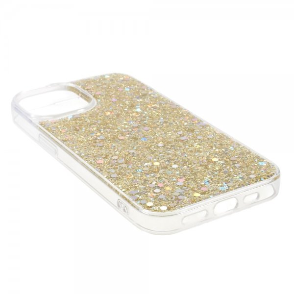 iPhone 15 Skal Sparkle Series Citrine Gold