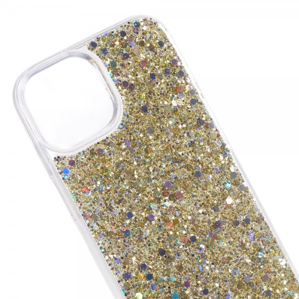 iPhone 15 Skal Sparkle Series Citrine Gold