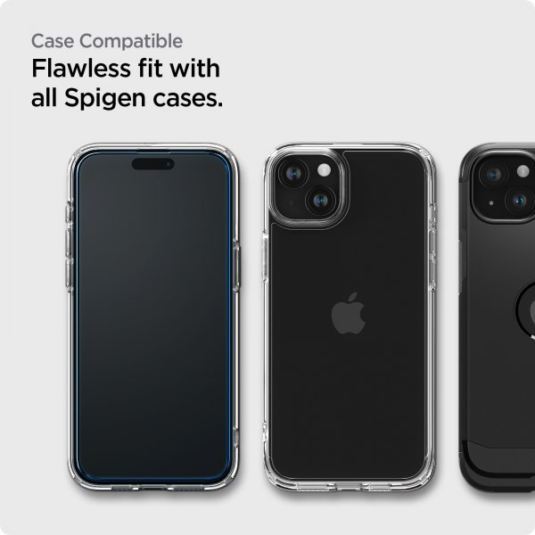 iPhone 15 Skärmskydd GLAS.tR ALIGNmaster 2-pack