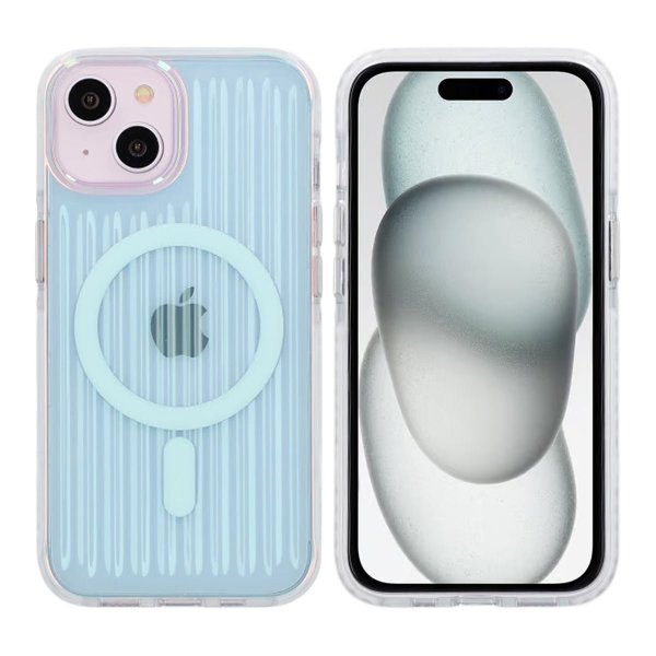 iPhone 13/iPhone 14/iPhone 15 Skal TPU MagSafe Blå