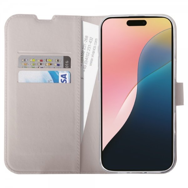 iPhone 16 Fodral Classic Wallet Greige