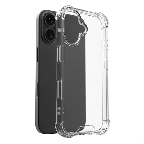 iPhone 16 Skal Stöttålig Transparent