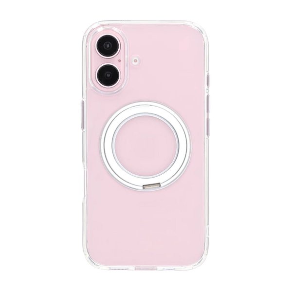 iPhone 16 Plus Skal Roterbart MagSafe Stativ Transparent