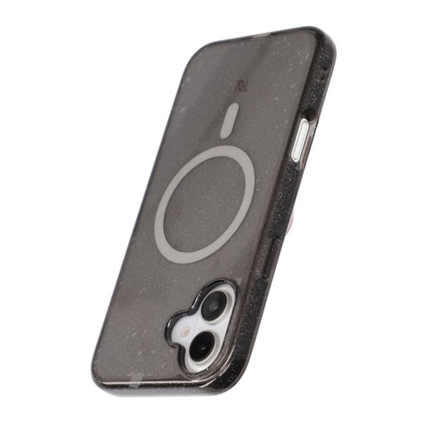 iPhone 16 Plus Skal Glitter MagSafe Svart