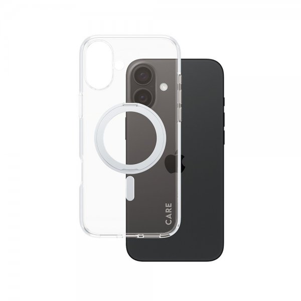 iPhone 16 Plus Skal Kickstand MagSafe Silver