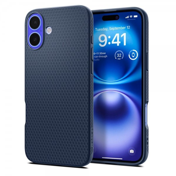 iPhone 16 Plus Skal Liquid Air Navy Blue