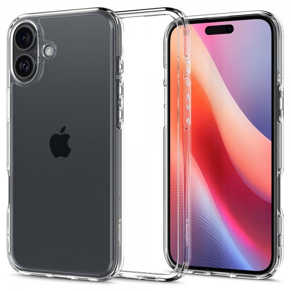 iPhone 16 Plus Skal Ultra Hybrid Crystal Clear
