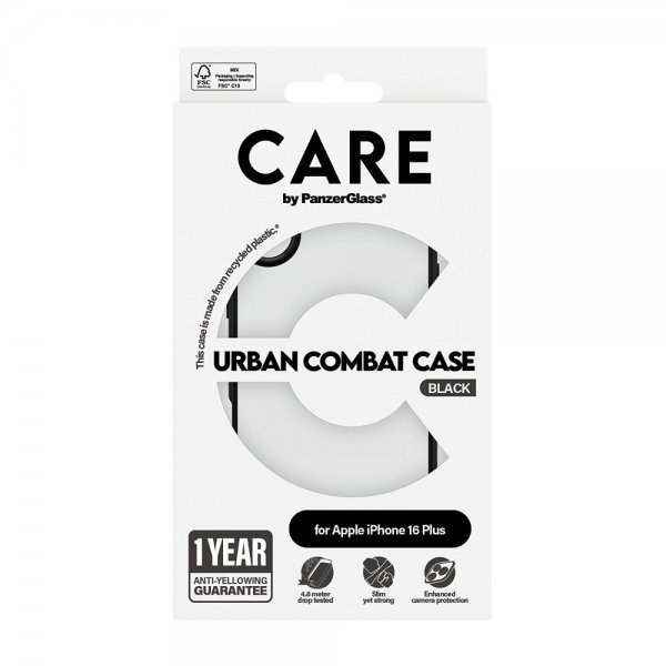 iPhone 16 Plus Skal Urban Combat Svart