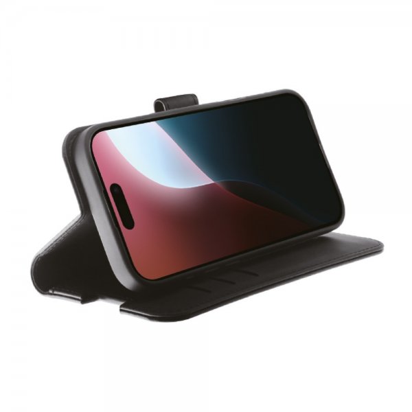 iPhone 16 Pro Fodral Classic Wallet Svart
