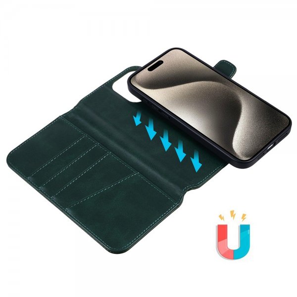 iPhone 16 Pro Fodral MagLeather Juniper Green