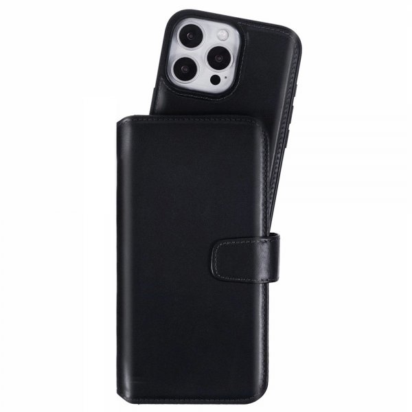 iPhone 16 Pro Fodral MagLeather Raven Black
