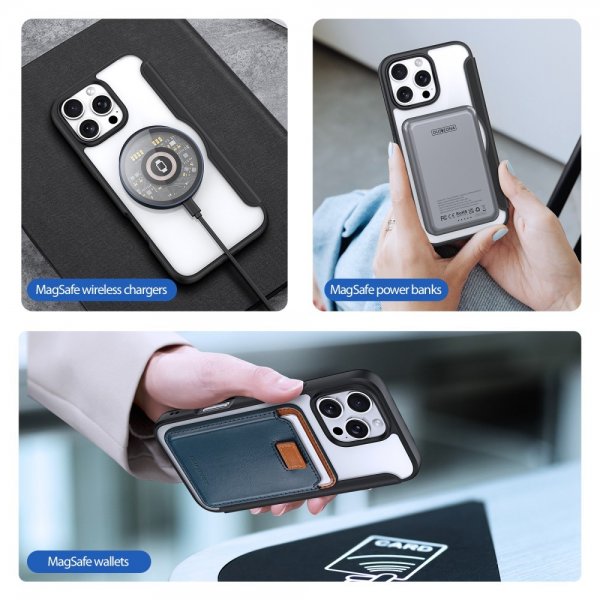 iPhone 16 Pro Fodral Skin X Pro Series MagSafe Svart