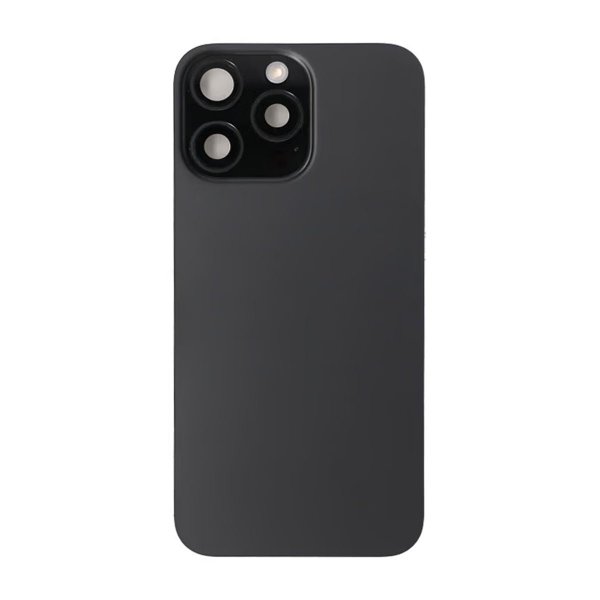 iPhone 16 Pro Max Baksida Glas - Svart