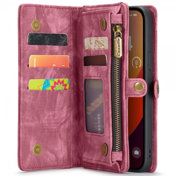 iPhone 16 Pro Max Fodral 008 Series Löstagbart Skal Röd