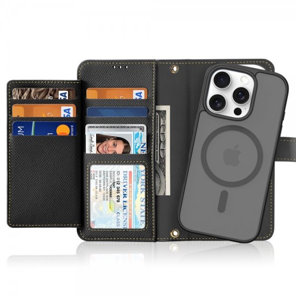 iPhone 16 Pro Max Fodral 2-i-1 Lawa Series MagSafe Svart