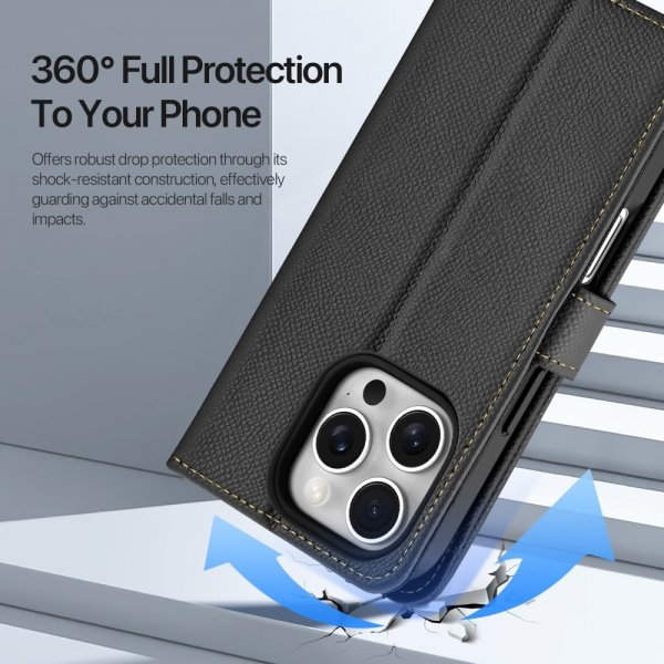 iPhone 16 Pro Max Fodral 2-i-1 Lawa Series MagSafe Svart