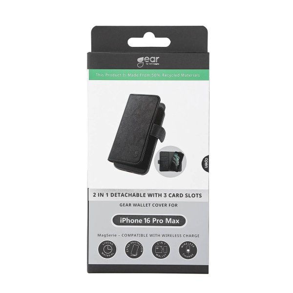 iPhone 16 Pro Max Fodral 2-i-1 MagSeries Svart