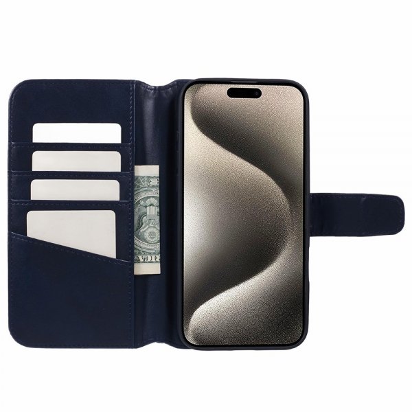 iPhone 16 Pro Max Fodral Essential Leather Heron Blue