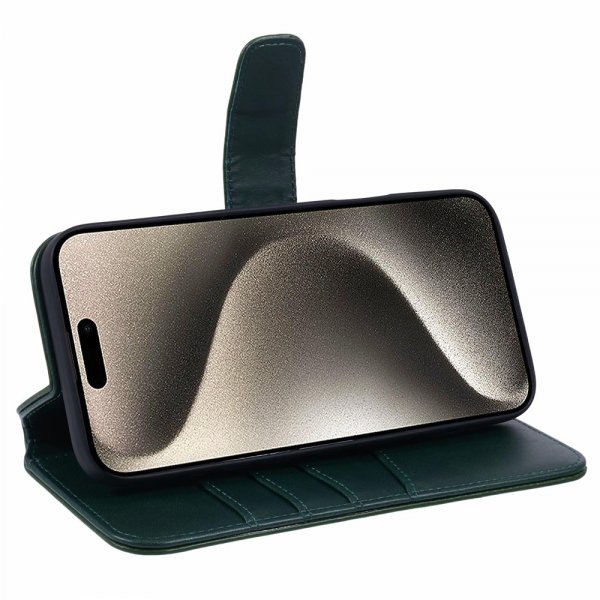 iPhone 16 Pro Max Fodral Essential Leather Juniper Green