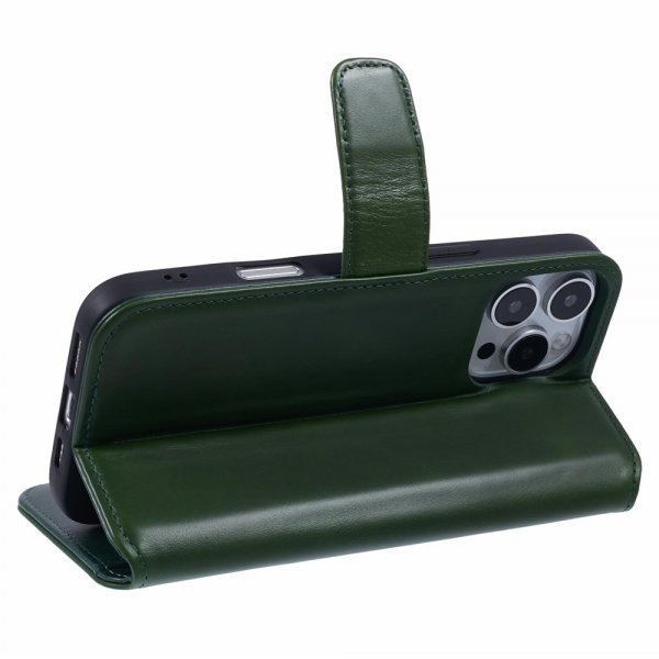 iPhone 16 Pro Max Fodral Essential Leather Juniper Green