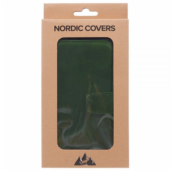 iPhone 16 Pro Max Fodral Essential Leather Juniper Green