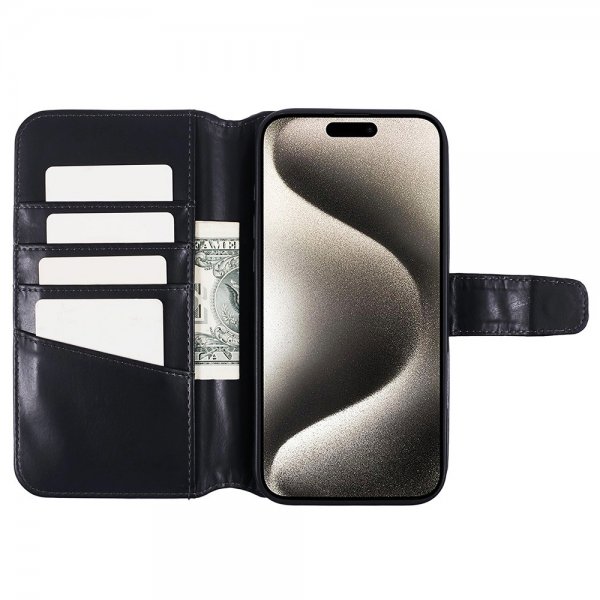 iPhone 16 Pro Max Fodral MagLeather Raven Black
