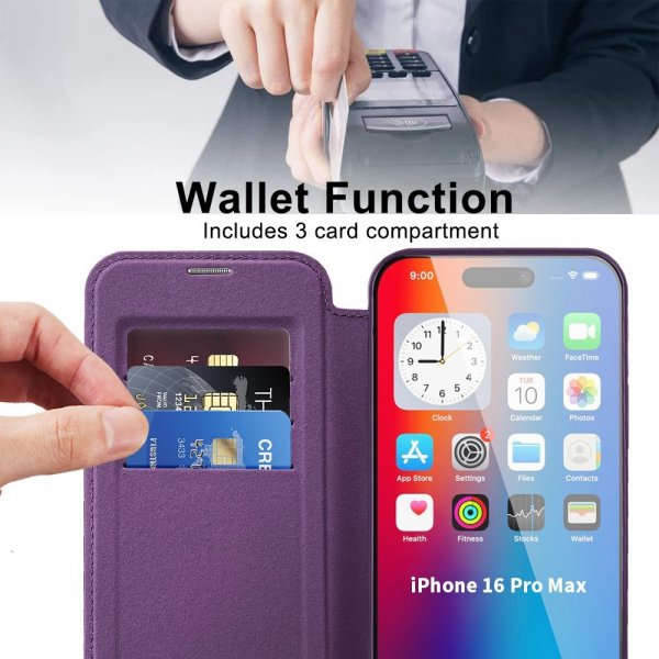 iPhone 16 Pro Max Fodral MagSafe Lila