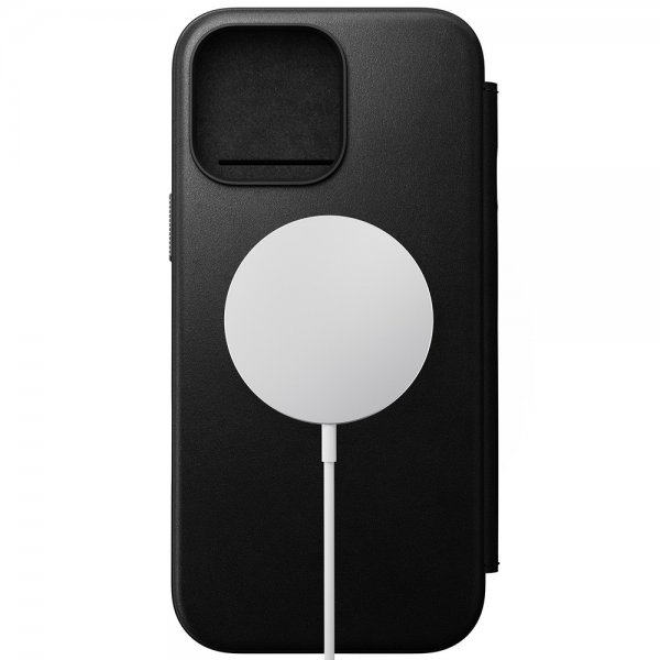 iPhone 16 Pro Max Fodral Modern Leather Folio Svart