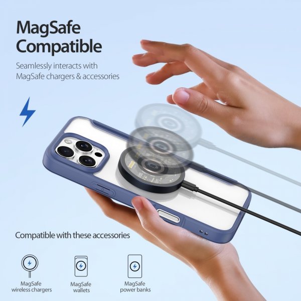 iPhone 16 Pro Max Fodral Skin X Pro Series MagSafe Blå