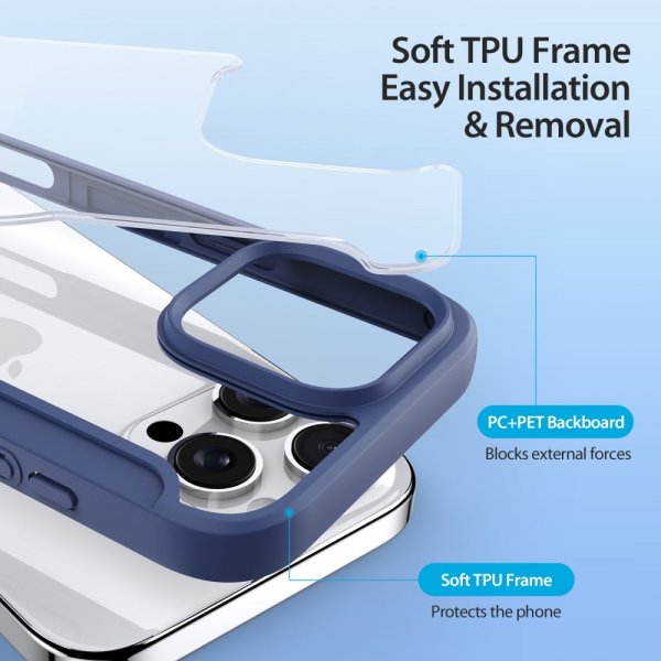 iPhone 16 Pro Max Fodral Skin X Pro Series MagSafe Blå