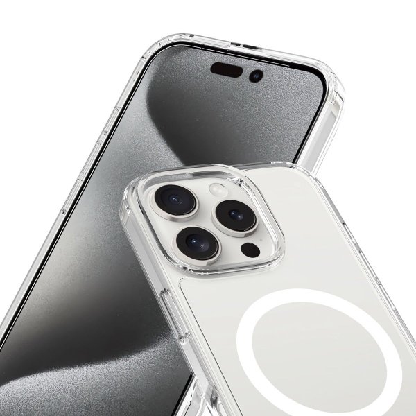 iPhone 16 Pro Max Skal TPU MagSafe Transparent