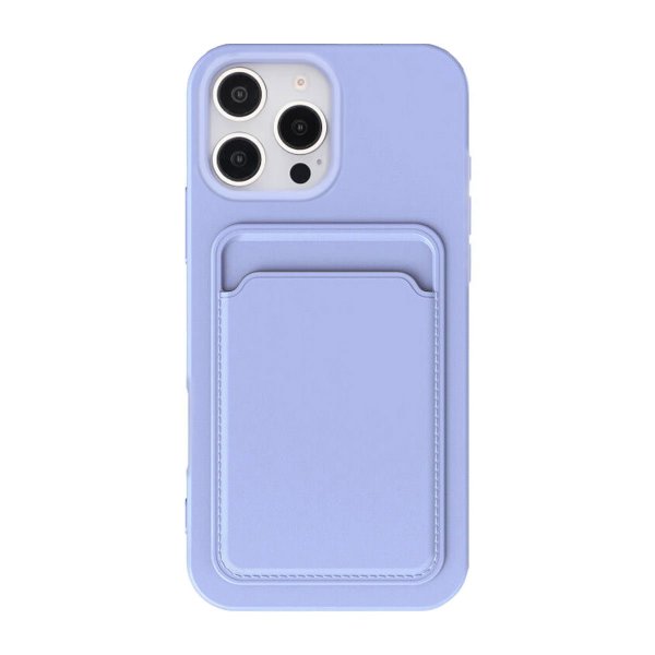 iPhone 16 Pro Max Skal Korthållare Lila