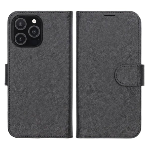 iPhone 16 Pro Max Fodral med Stativ Svart