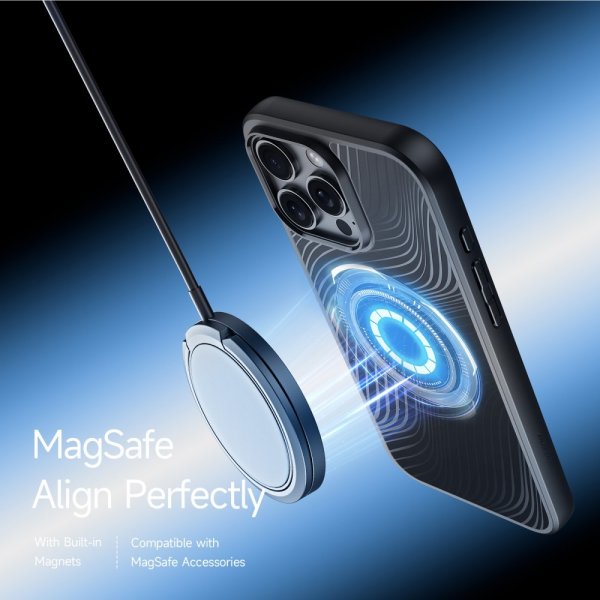 iPhone 16 Pro Max Skal Aimo Series MagSafe Svart